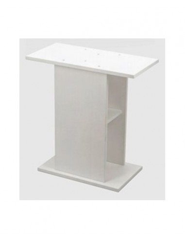 Meuble Etagere Blanc 60x30x64cm AQUAEL - 1