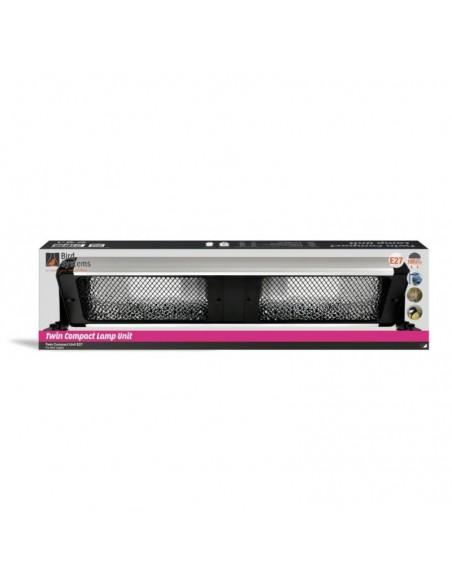 As Reptile/Bird Compact Lamp Unit E27 Twin 60 Cm AquariumSystems - 1