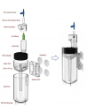 Egg tumbler ZET-65 Ziss Aqua - 1