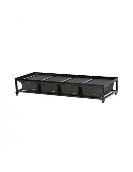 Bak per 4 met wielen 1209x459x233mm Reptizoo Reptizoo - 2
