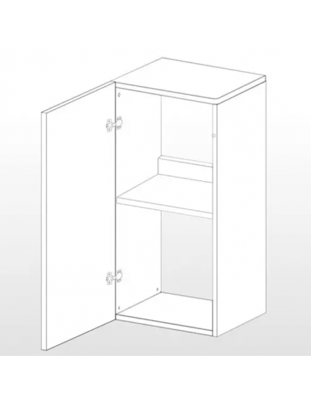 MEUBLE CUBE STAND 80 zwart 45x45x90cm DUPLA DUPLA - 2
