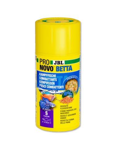 Pronovo Betta - Vlokken S - 100 ml - Vlokken voor Betta splendens JBL - 3