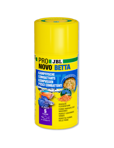 Pronovo Betta - Flakes S - 100 ml - Flocons pour combattants JBL - 3