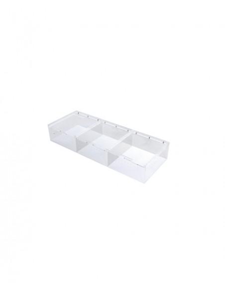 Boite Acrylique 3 Compartiments 56.5x20.6x9.5cm Reptizoo Reptizoo - 1