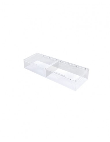 Boite Acrylique 2 Compartiments 56.5x20.6x9.5cm Reptizoo Reptizoo - 1