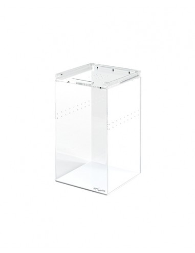 Terrarium Acrylique Transparent 14x14x24cm Reptizoo Reptizoo - 1