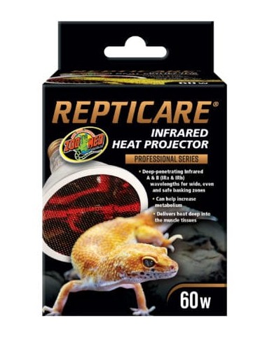 Repticare Infrared Heat Projector 60w Zoo Med ZOOMED - 1