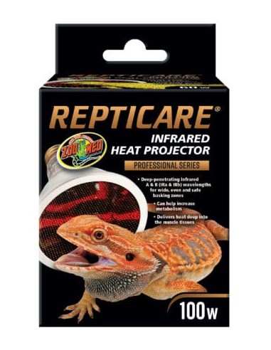 Repticare Infrared Heat Projector 100w Zoo Med ZOOMED - 1