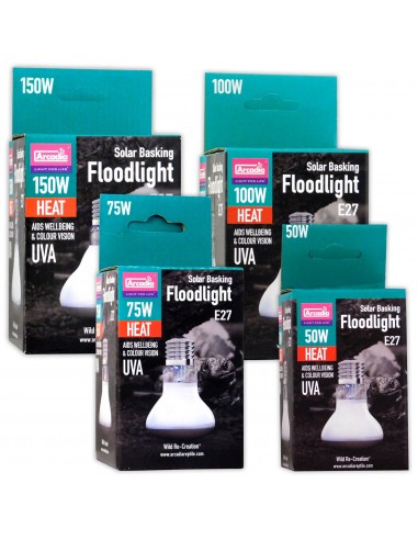 Arcadia Solar Basking Floodlight 75 Watt Arcadia - 1