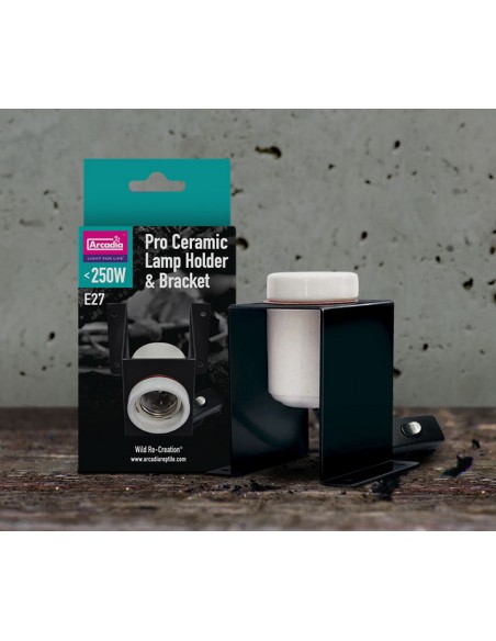 Arcadia Pro Ceramic Lamp Holder & Bracket Arcadia - 1