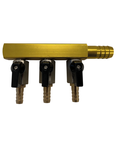 Répartiteur Inox 8mm - 3 sorties SuperFish - 1