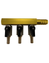 Roestvrij stalen verdeler 8mm - 3 uitgangen SuperFish - 1