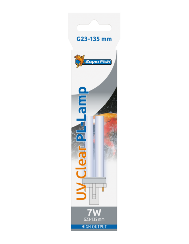 Sf Lampe Uv Pl 7w G23-135mm SuperFish - 1