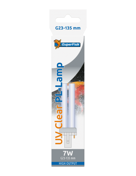 Sf Lampe Uv Pl 7w G23-135mm SuperFish - 1