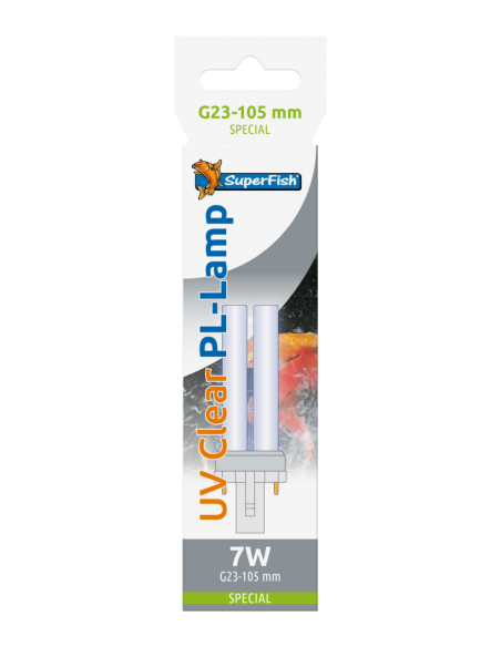 Sf Lampe Uv Pl 7w G23-105mm Sp SuperFish - 1