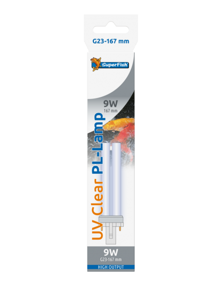 Sf Lampe Uv Pl 9w G23-167mm SuperFish - 1