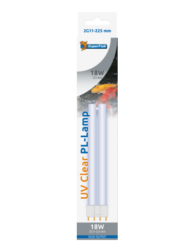 Sf Lampe Uv Pl 18w 2g11-225mm SuperFish - 1