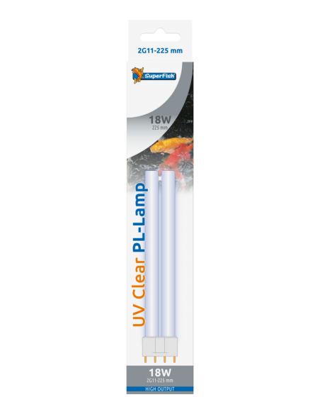 Sf Lampe Uv Pl 18w 2g11-225mm SuperFish - 1