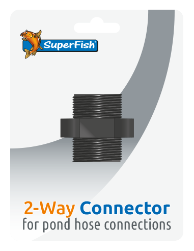 Pond 2 Sorties Connector Blister 1 Pcs SuperFish - 1