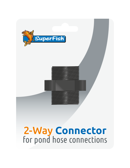 Pond 2 Sorties Connector Blister 1 Pcs SuperFish - 1
