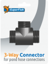 Pond 3 Sorties Connector Blister 1 Pcs SuperFish - 1