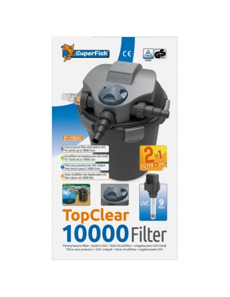 Sf Topclear 10000 Uvc-9w SuperFish - 1