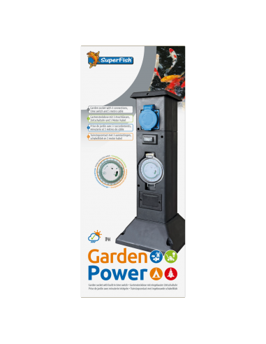 Superfish Gardenpower Ralonge 3 Prises Avec Timer SuperFish - 1