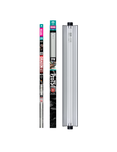 Arcadia Pro T5 Uvb Kit Dragon 14% Uvb 39 Watt Arcadia - 1