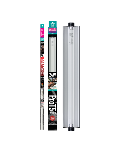 Arcadia Pro T5 Uvb Kit Dragon 14% Uvb 24 Watt Arcadia - 1
