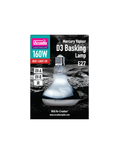 Arcadia 2nd Generation Uv Basking Lamp 160 Watt Arcadia - 1