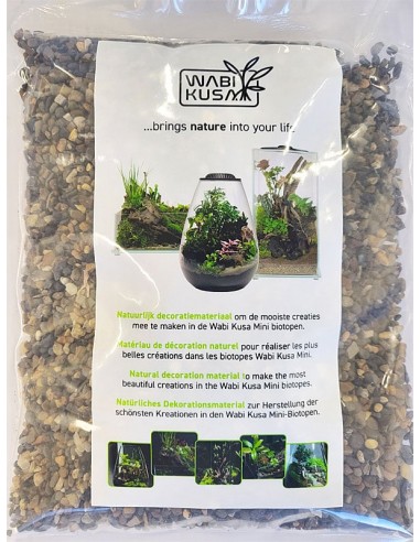 Wabi Kusa Brown Gravel Mix 1-10 Mm 1 Kg MyWabiKusa - 1