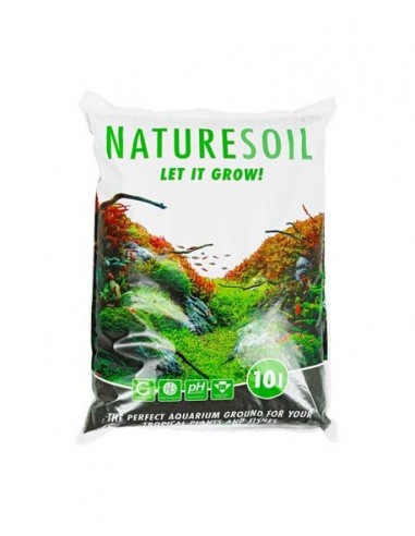 Nature Soil Noir - Fin 2-3 mm 10L AQUA DECO - 1