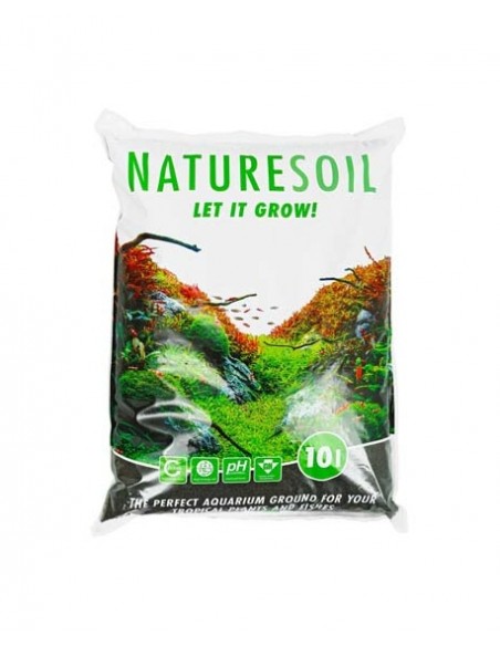 Natuurgrond Zwart - Fijn 2-3 mm 10L AQUA DECO - 1