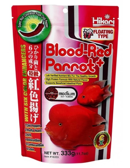 Hikari Blood-Red Parrot+ medium 333Gr hikari - 1