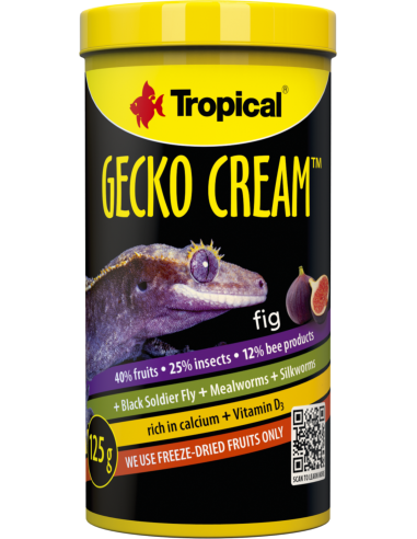 TROPICAL Gecko Cream Figue 100 ml - Aquabota.com