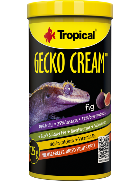 TROPICAL Gecko Cream Figue 100 ml - Aquabota.com