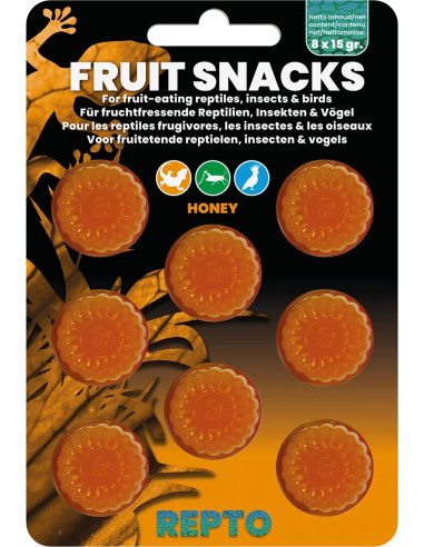 HABISTAT REPTO FRUIT SNACKS MIEL - Aquabota.com