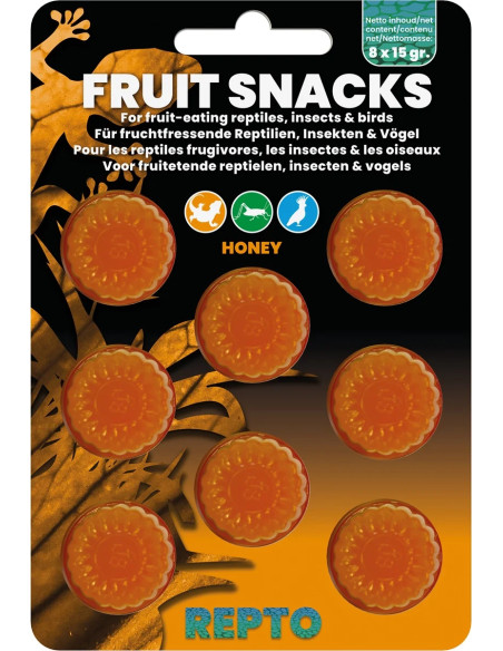HABISTAT REPTO FRUIT SNACKS MIEL - Aquabota.com