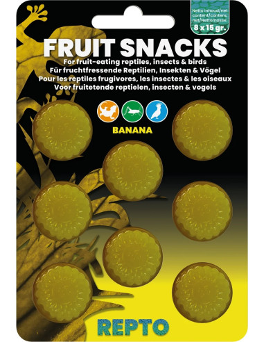 HABISTAT REPTO FRUIT SNACKS BANANE - Aquabota.com