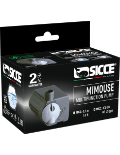 Sicce Easyline Mi-Mouse Pump 300 L/H 1.5 Mtr Cable 230v