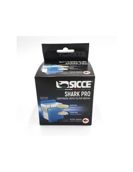 Sicce Shark Pro Carbon + Sponge 20 Ppi