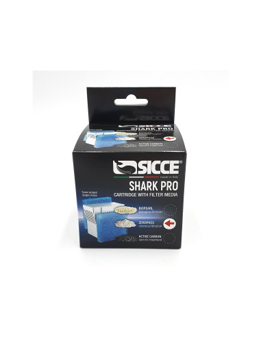 Cartouche Mousse + Zerophos Pr- Filtre Shark Pro Sicce