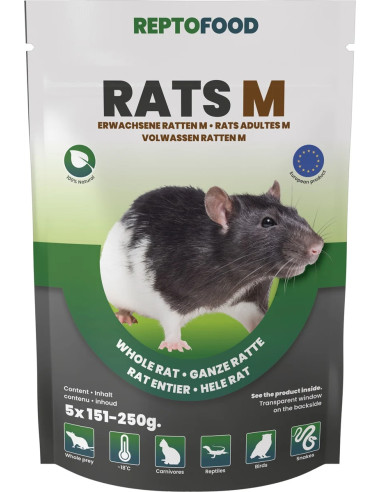 Repto Rats Adultes M 151-250g 5pcs