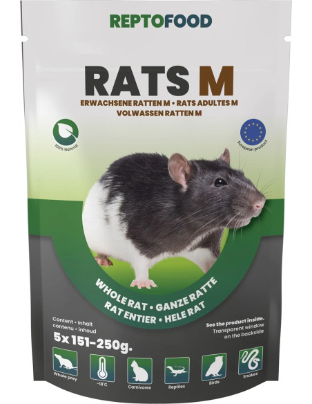 Repto Rats Adultes M 151-250g 5pcs