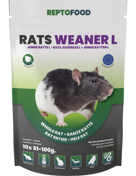 Repto Rats Juvéniles L 51-100g 10pcs