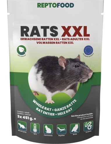 Repto Rats Adultes Xxl 451-550g 3pcs