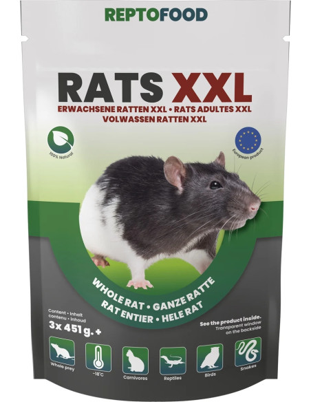 Repto Rats Adultes Xxl 451-550g 3pcs