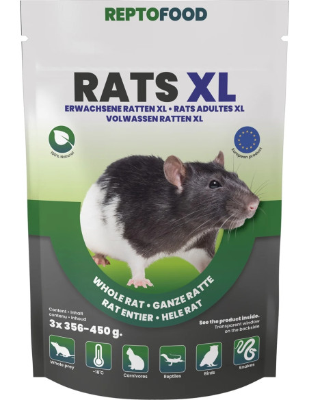 Repto Rats Adultes Xl 356-450g 3pcs