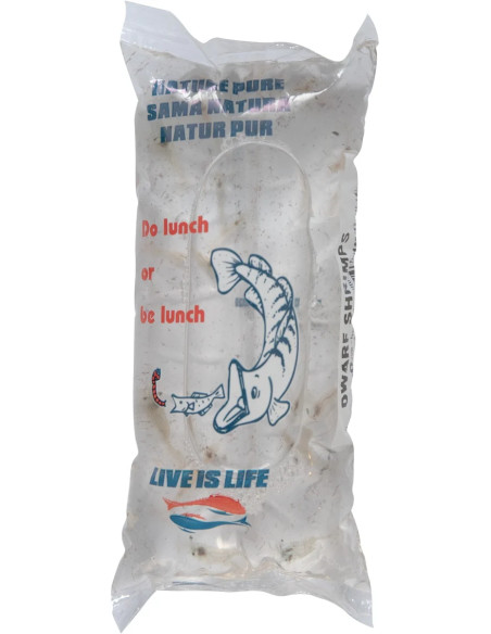 Nourriture Vivante crevettes Naines De Riviere 180 Ml