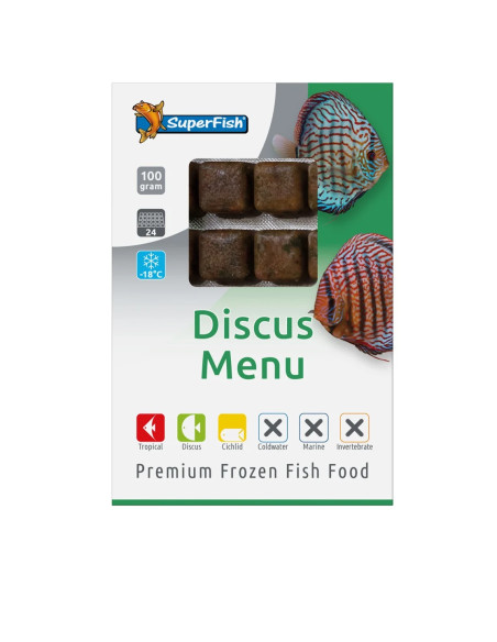 Superfish Discus Menu 100 Gr